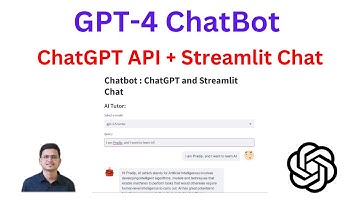 Building a GPT-4 Chatbot using ChatGPT API and Streamlit Chat (with Code)