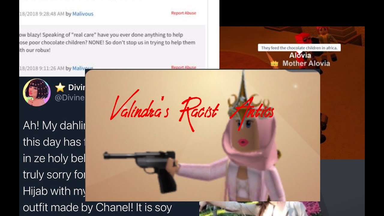 Roblox Divine Sister Controversy - Valindra�s Racism - Youtube Roblox Divine Sister Controversy - Valindra�s Racism - Youtube