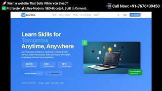 E-Learning Website Development: A Full Showcase