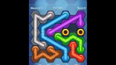 Pipe Lines Hexa Size 7 Mania Level 81-90 Solution