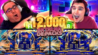 12000 VS 12000 FIFA POINTS TOTY PACK CHALLENGE | RIC & DAIZER