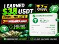 USDT Mining Site Paid Me 7 Times 😳 Latest $38 Withdrawal Proof