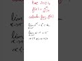 Bac : Calculer une limite en un point - Limites (4a)