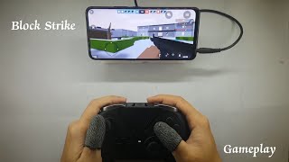 Block Strike | Gameplay with Controller | Gyro Aiming | Flydigi Apex 2 gamepad | HandCam