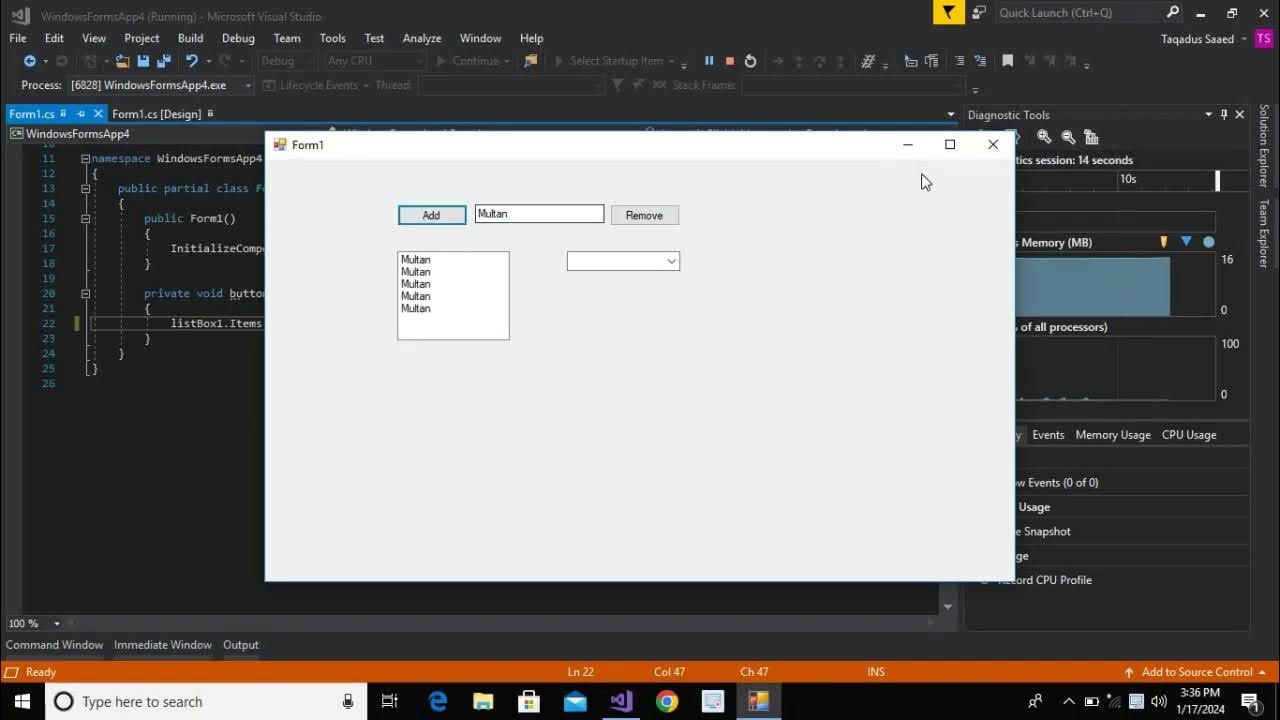 list box and combo box YouTube