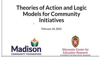 Webinar: Theories of Action and Logic Models for Program Evaluation