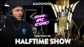 Madonna Reaction Halftime Show 2012 LIVE (THAT ENTRANCE!) | Dereck Reacts