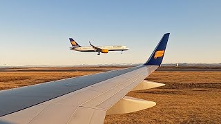 BEAUTIFUL SCENERY - Onboard Landing in Reykjavik Keflavik Airport - Icelandair 757-200
