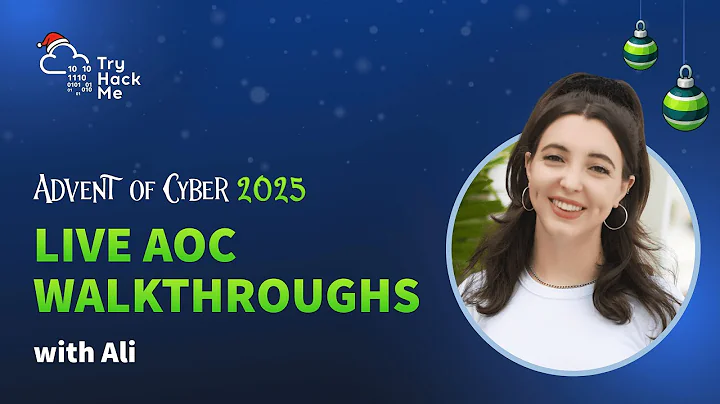 TryHackMe - Advent of Cyber Live Walkthrough with @endingwithali  [Day 10]