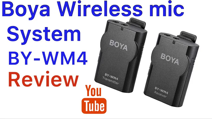 BOYA BY-WM4 Wireless Mic system Review