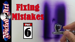 Airbrush Beginner Exercises: Fixing Mistakes