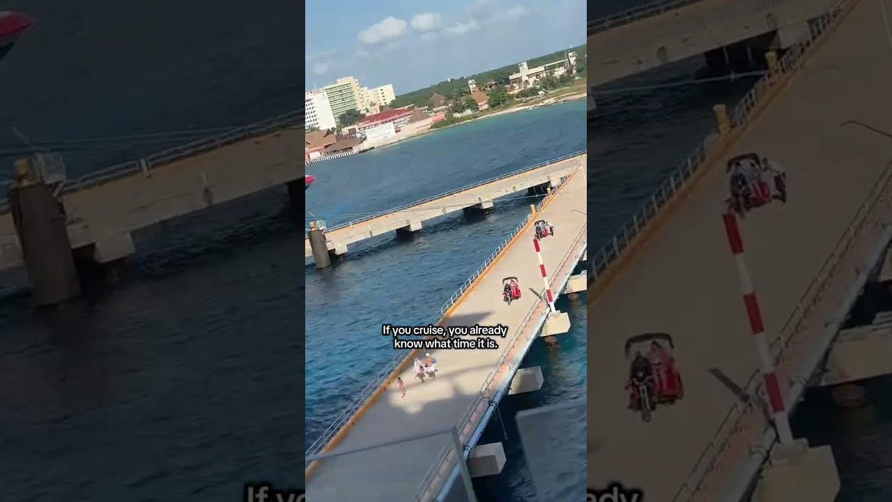 Watching Cruise Port Runners Never Gets Old 😂🚢
