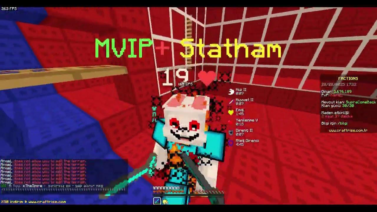 CraftRise Factions | K20 VS  @CraftRiseTC | ALAYINA DİSS :D