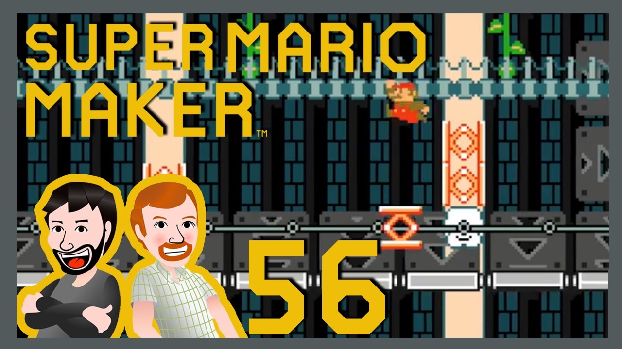 Super Mario Maker: Puzzle Level - Part 56 - Game Bros - YouTube
