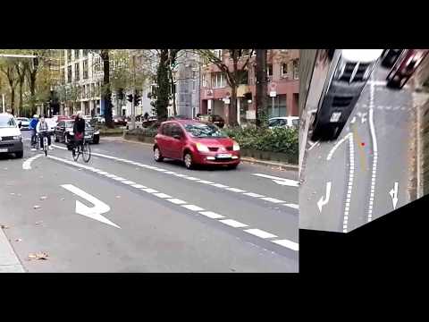 Tracking and Path Projection of Cyclists using Tensorflow