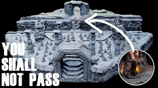 How to build Khazad-Dûm in the mines of Moria Dioram / gaming terrain