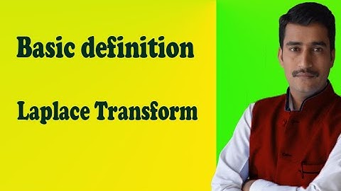 Laplace transform definition by easy maths easy tricks