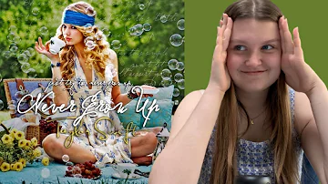 reacting to never grow up by taylor swift 💚✨