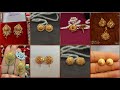 Latest gold tops earrings design light weightlatest gold earrings design for women and girls