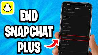 كيفية إنهاء سناب شات بلس screenshot 5
