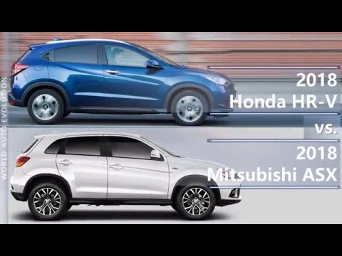 2018 Honda HR-V vs 2018 Mitsubishi ASX / Outlander Sport (technical comparison)