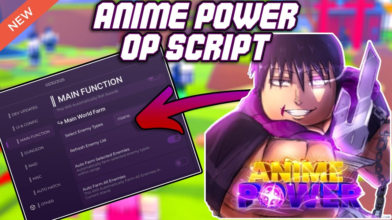 [UPDATE 2] Anime Power OP Script (2025) PASTEBIN - Auto Farm | Kill ...