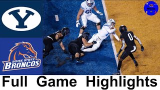 #9 BYU vs #21 Boise State Highlights | College Football Week 10 | 2020 College Football Highlights