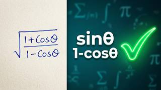 √(1 Cosθ/1-Cosθ) = sinθ/1-cosθ | Prove | Trigonometric identities | Model paper |