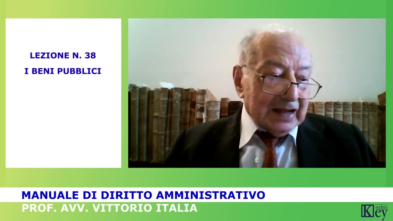 Manuale di Diritto amministrativo - Lezione 38 - I beni pubblici