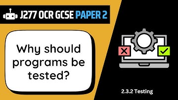 Purpose & Types of Testing | 3.2 | OCR GCSE Computer Science | J277