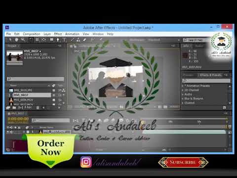 #Alisandaleeb 2 After Effects Tutorials in Urdu Basics Urdu Tutorials ...