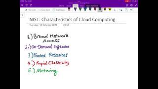 The 5 Essential Characteristics of Cloud Computing - NIST Framework