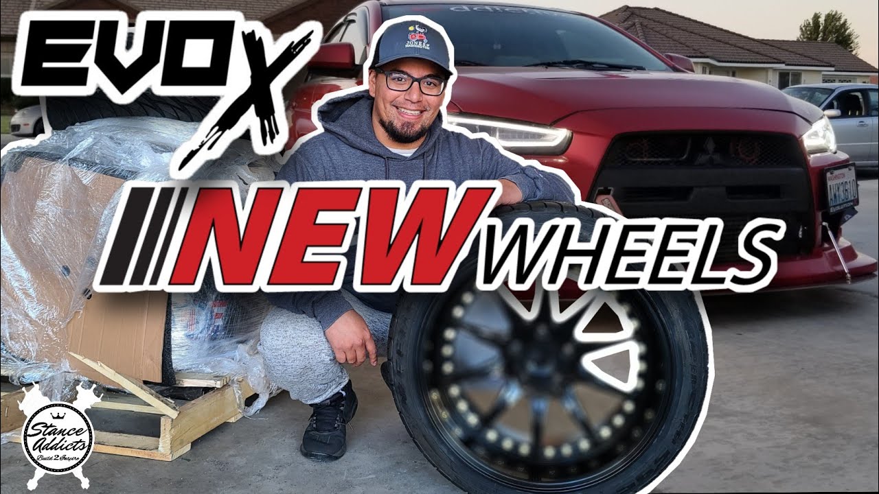EVO X New stance wheels