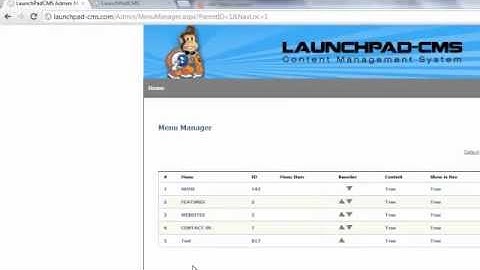 Launchpad CMS: Create a Page