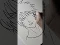 Day 98 | Immersed in Hand-Drawn Art ✍️ Anime Character Pencil Sketch