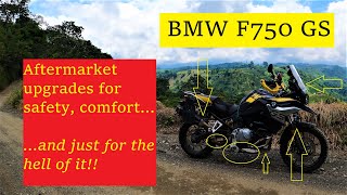 BMW 750 GS - Standard features & Aftermarket upgrades