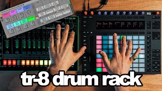 Sequence the TR-8 with Ableton Push