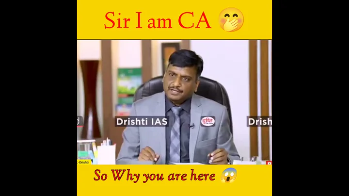 Sir I am CA 🤭 mock interview #upsc  #shorts - DayDayNews