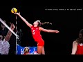Moment When 17 Years Old Arina Fedorovtseva Shocked the World Height Spike an VNL 2021