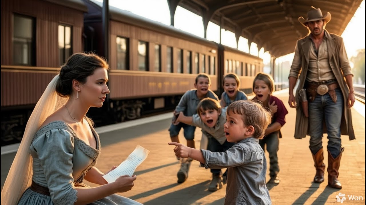 “That’s My Mama!” — The Rancher Froze When His Son Pointed at the Crying Bride