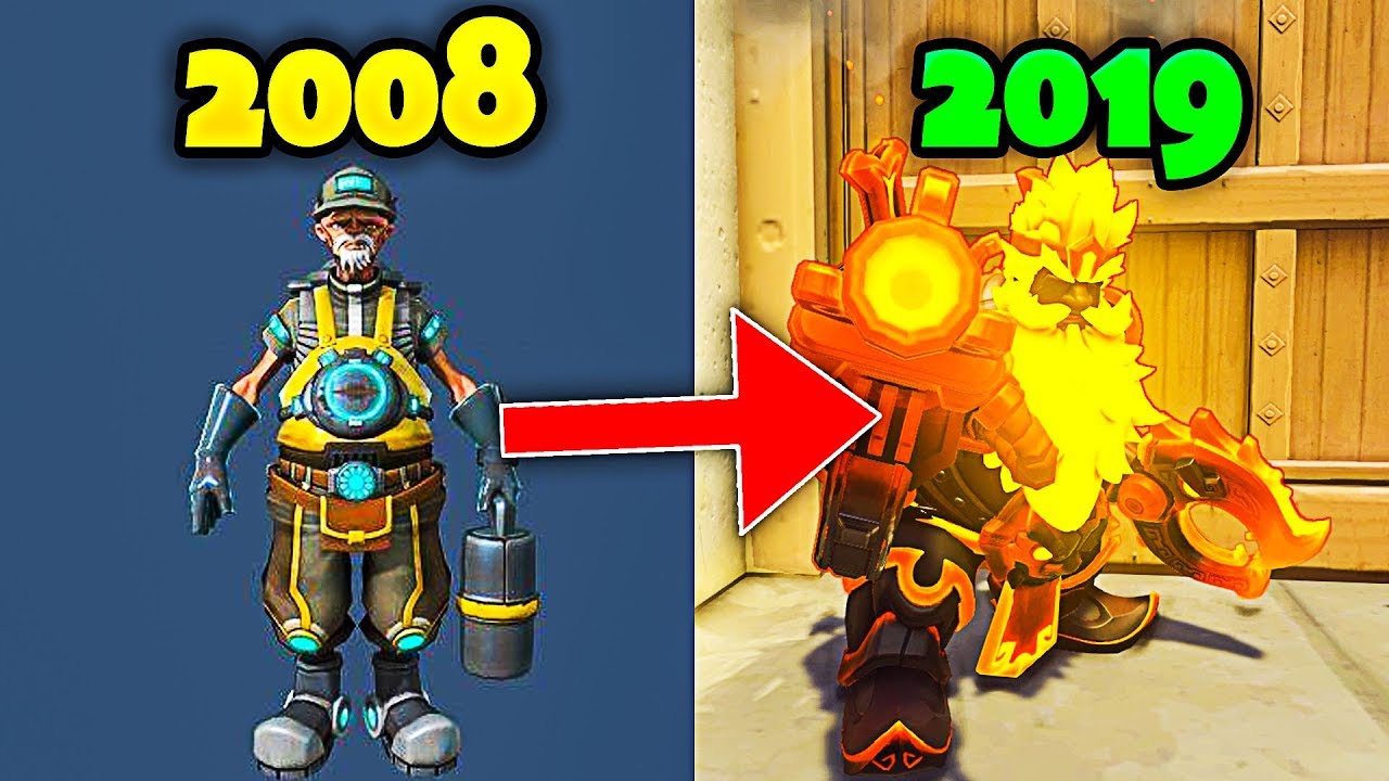Evolution Of Overwatch From 2008 To 2019 Updated Epicheroes Movie Trailers Toys Tv Video Games News Art - roblox avatar evolution 2008 to 2017