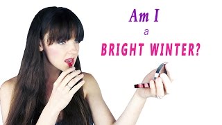 COLOR ANALYSIS | Am I A BRIGHT WINTER