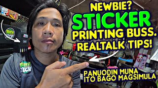 REAL TALK TIPS SA STICKER PRINTING BUSS. PARA SA NEWBIE 2024 | BHENTECH