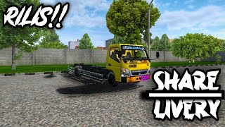 SHARE!! LIVERY CANTER CHASIS MODIF SULAWESI BY 119 CONCEPT