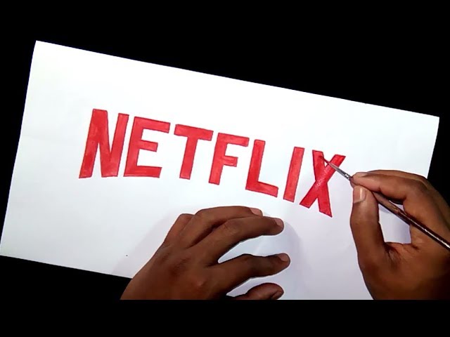 HOW TO DRAW THE NETFLIX LOGO 