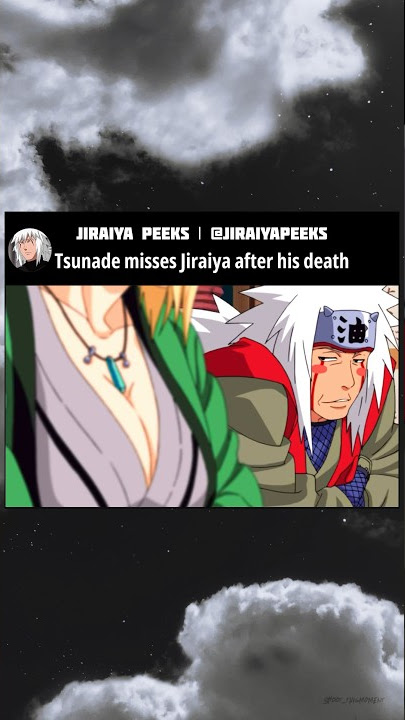 Tsunade misses Jiraiya after his death #shorts