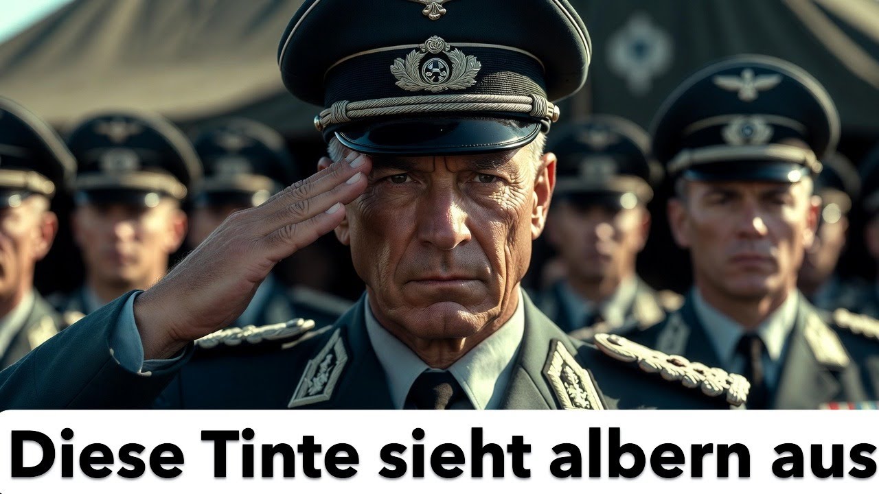 Diese Tinte sieht albern aus!“, sagten sie – dann salutierte der Kommandant.