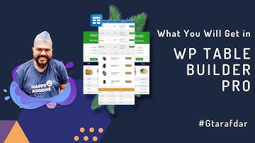 What You will Get In WP Table Builder Pro | Best Drag & Drop Table Builder WordPress Plugin Ever
