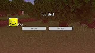 Roblox Death Sound In Minecraft Minecraft Pe Mods Addons - oof roblox sound effect download