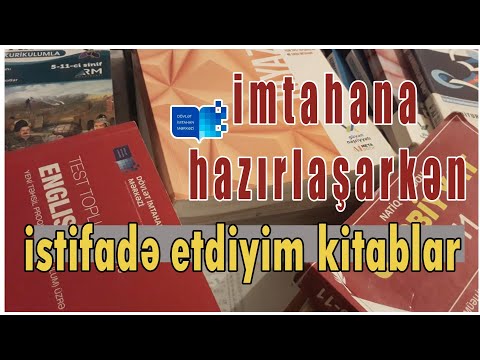 İmtahana hazırlaşarkən istifadə etdiyim kitablar, Kitab tövsiyələri- Buraxılış və Blok -studywithcml